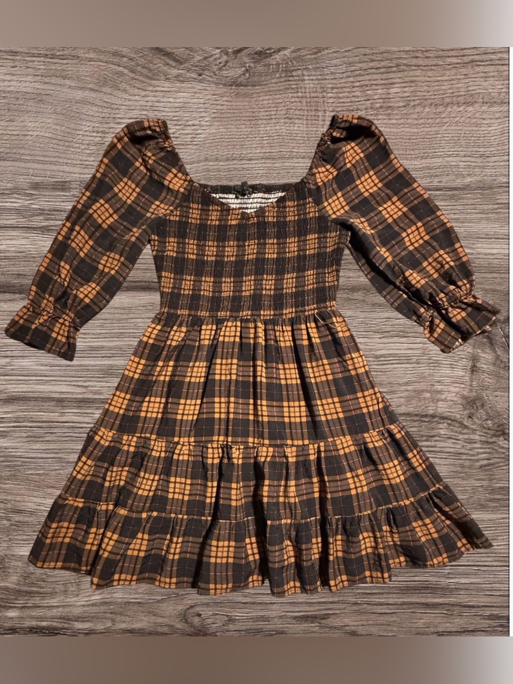 Academic Whimsigoth Plaid Smocked Mini Dress – Lily Rose